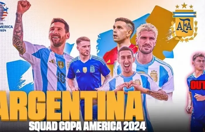 Đội hình Argentina Copa America 2024 được công bố
